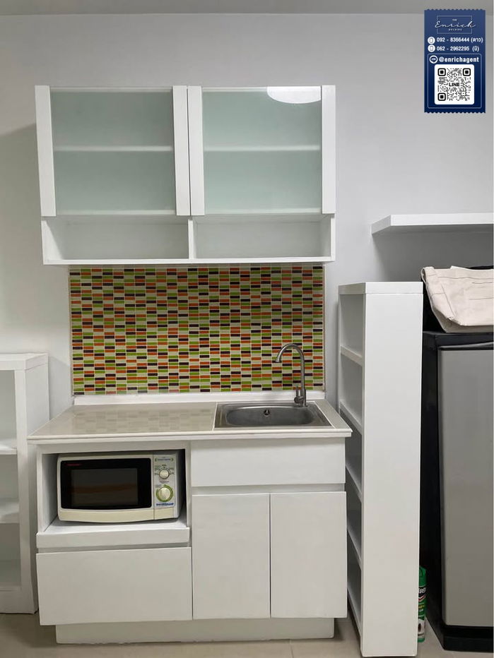 picture 💙For rent A Space Asoke-Ratchada, beautiful room, next to the swimming pool, near MRT Rama 9💙 Call 062-2962295 Ni// Line ID: @enrichagent - 6/14