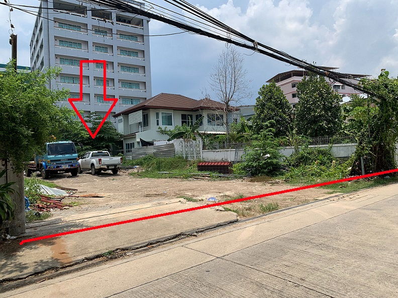 รูป ขายที่ดินเปล่า ซ.รัชดาภิเษก 32 ใกล้รถไฟฟ้าใต้ดิน ลาดพร้าว ขนาด 191.6 ตารางวา ถมแล้ว เหมาะสร้างบ้านพักอาศัย - รูปที่ 3/8