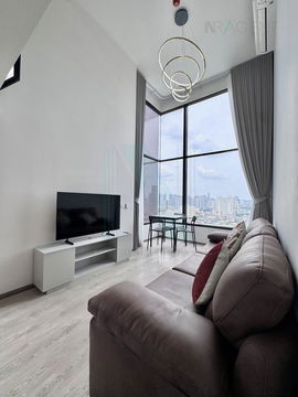 For Rent Condo SOHO BANGKOK RATCHADA Building 1, Floor 17,Duplex 2 bed room, Room size 48 sqm