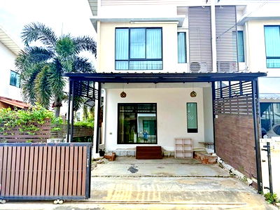 Townhouses for rent Nonthaburi : MRT Khlong Bang Phai 4.4 km. Townhouse for rent 2-storey 26sq.wa. 210sq.m. Lotus BangKruai SaiNoi