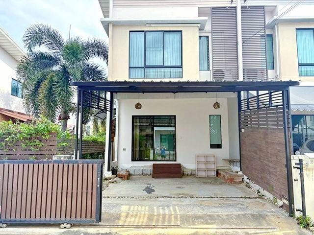 picture MRT Khlong Bang Phai 4.4 km. Townhouse for rent 2-storey 26sq.wa. 210sq.m. Lotus BangKruai SaiNoi - 1/8