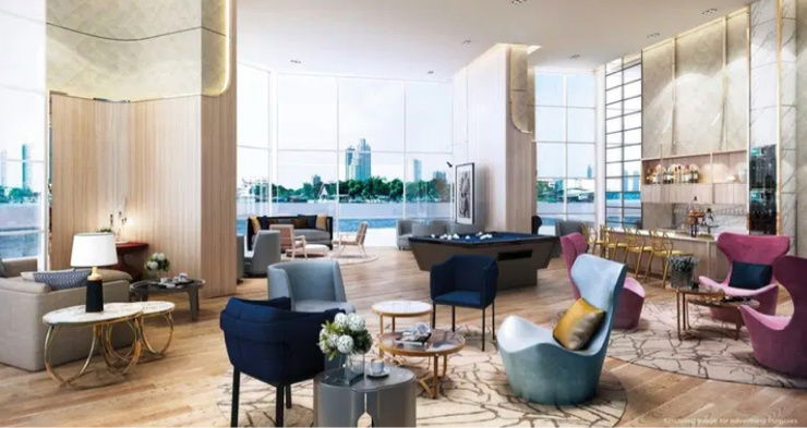 picture ‼️For rent✨ Magnolias Waterfront Residences 🔥Line ID: @034etfin 📲1 bedroom 1 bathroom‼️ BTS Charoen Nakhon 💛 Near ICONSIAM - 19/19