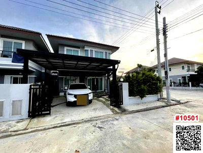 เช่าบ้านแฝด เขตหนองจอก : เช่า บ้านแฝด หมู่บ้านนนทวีวิลล์7 หนองจอก บ้านหลังริมติดถนนหลัก
