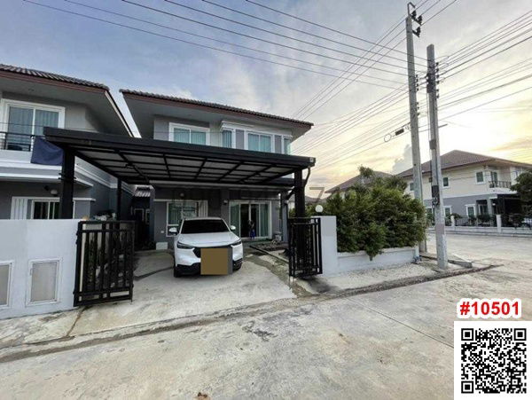 รูป เช่า บ้านแฝด หมู่บ้านนนทวีวิลล์7 หนองจอก บ้านหลังริมติดถนนหลัก - รูปที่ 1/17