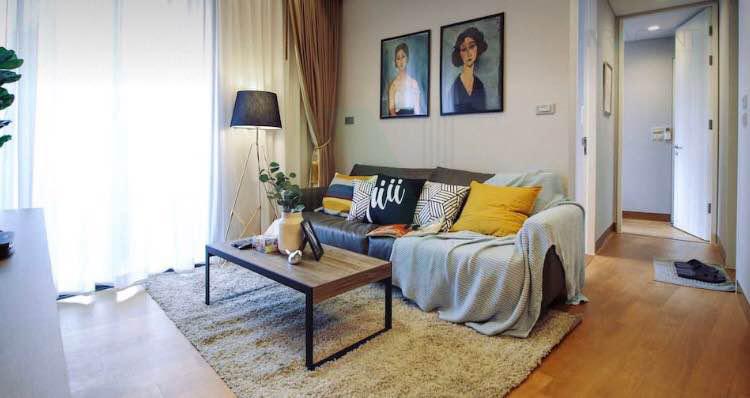 picture 🚩 For Rent Condo THE LUMPINI 24 Building 1, Floor 3,2 bed room, Room size 58.00 sqm - 6/8