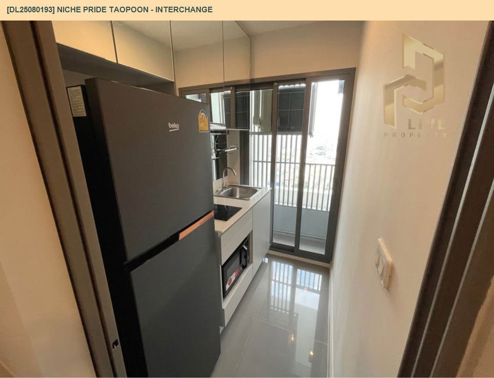 รูป DL25080193 ให้เช่าคอนโด นิช ไพรด์ เตาปูน - อินเตอร์เชนจ์ (Niche Pride Taopoon - Interchange) ใกล้ MRT เตาปูน พร้อมเข้าอยู่ โทรด่วน 0638692663 LineID @655ebbvc - รูปที่ 8/10
