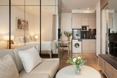 WS2066 🏢 [For rent] Park Origin Phrom Phong, free WiFi, only 26,000 baht/month