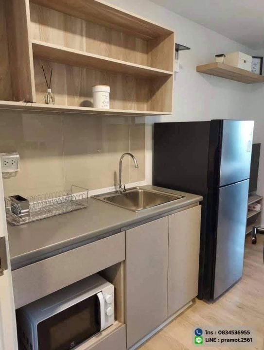 รูป 💧ให้เช่า​ เคฟ​ ทียู​ ห้อง​ 28 ตรม.วิวสระ, สวน, ตึก​ C.ชั้น​ 4, ตกแต่งพร้อมอยู่,  เครื่องไฟฟ้าครบ - รูปที่ 13/19