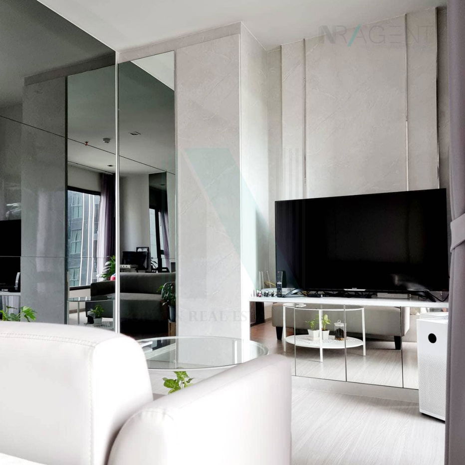 picture 🚩 For Rent Condo LIFE ASOKE - RAMA 9 Building A, Floor 22,Studio, Room size 28.00 sqm - 2/8