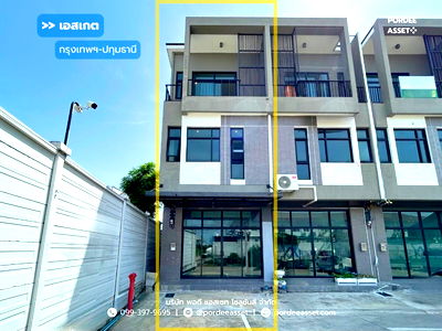 อาคารพาณิชย์ นิคมอุตสาหกรรม​บางกะดี : อาคารพาณิชย์ 3 ชั้น เอสเกต กรุงเทพฯ-ปทุมธานี (หลังริม 24 ตร.ว.) ใกล้แยกบางคูวัดถนนราชพฤกษ์ตัดใหม่ เมือง ปทุมธานี : S GATE Bangkok - Pathum Thani