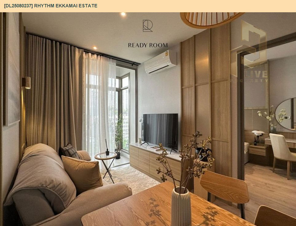 picture DL25080237 Condo for rent, RHYTHM EKKAMAI ESTATE near BTS เอกมัย, ready to move in, call urgently 0656133286 LineID @534wlwof - 5/12