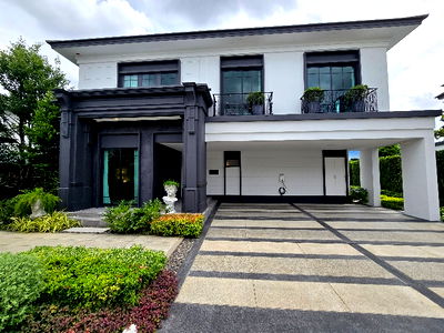 ขายบ้านเดี่ยว : ขายบ้านตัวอย่าง พร้อมอยู่ โครงการเศรษฐสิริ ราชพฤกษ์-สาย1 