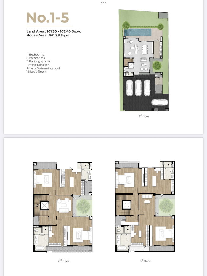 รูป บ้านเดี่ยว 3 ชั้น ระดับ Luxury พร้อมลิฟต์และสระว่ายน้ำส่วนตัว Providence Lane เกษตรนวมินทร์ โครงการใหม่จากสัมมากร  - รูปที่ 25/27