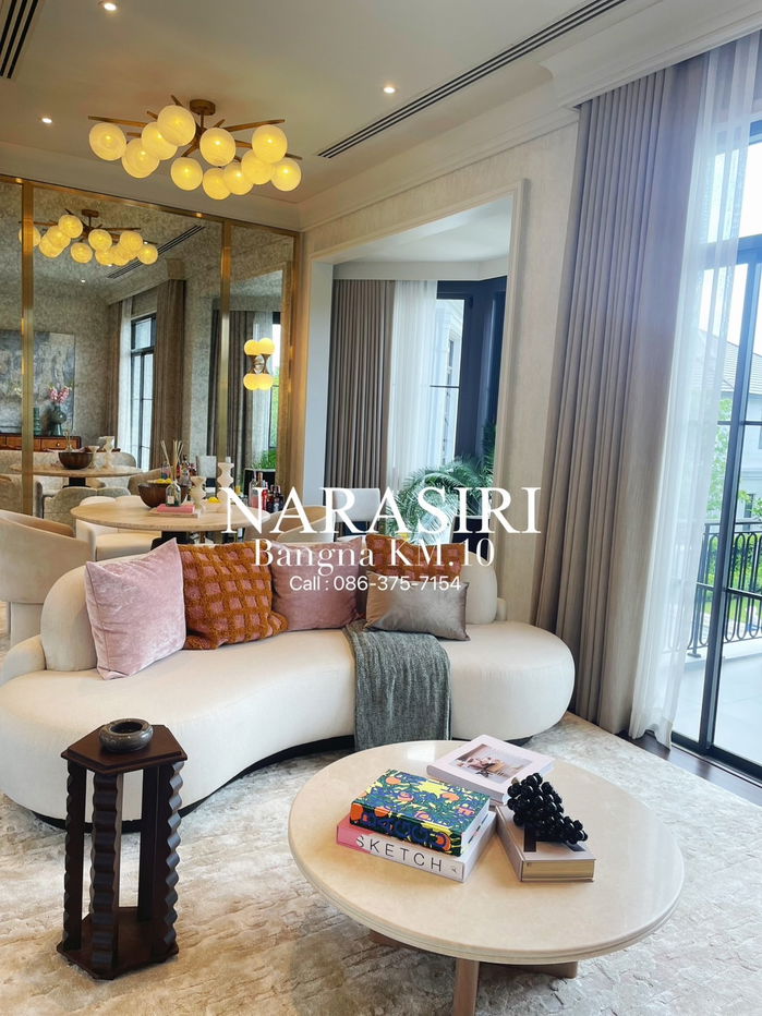 รูป 🏡 ขายบ้านตัวอย่าง NOHO 5 | Narasiri บางนา กม.10 – ตกแต่งครบทั้งหลังพร้อมอยู่ทันทีด้วยเฟอร์นิเจอร์นำเข้าระดับโลก - รูปที่ 9/17