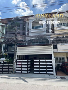 🏠#ให้เช่าทาวน์โฮมตกแต่งใหม่3ชั้น ย่านเลียบด่วนเอกมัย-รามอินทรา(ลาดพร้าว 71) เนื้อที่ 25 ตร.วา 3 ห้องนอน 4 ห้องน้ำสภาพบ้านใหม่ สวย พร้อมเข้าอยู่ 