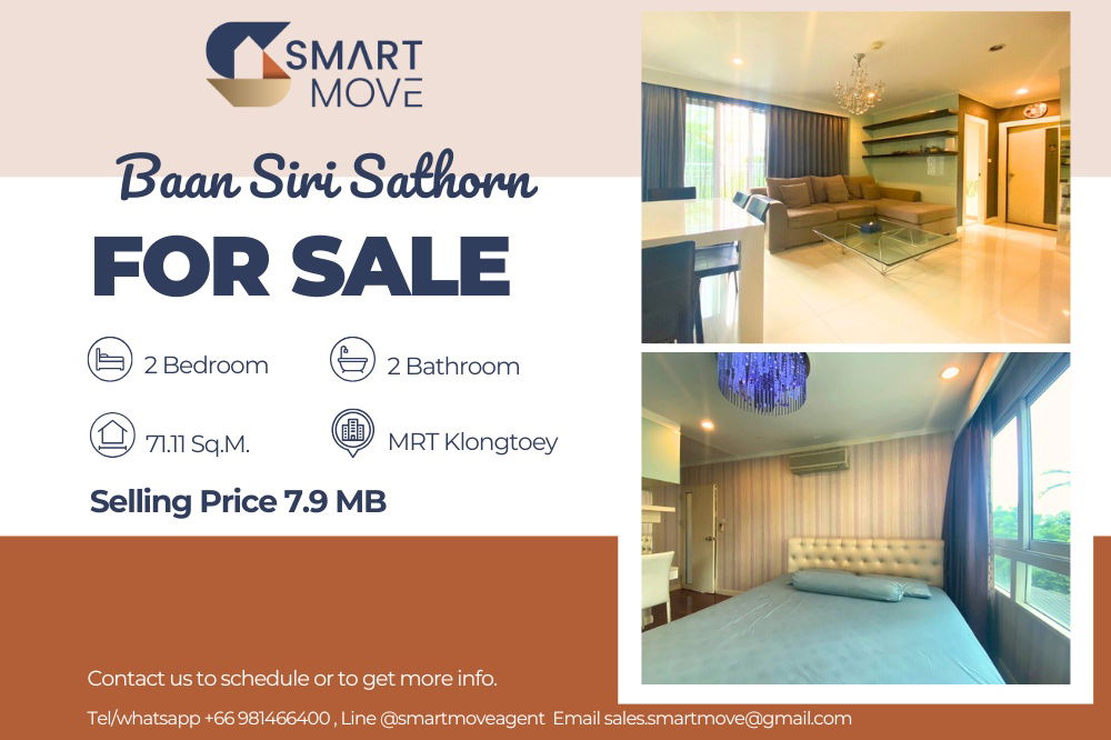 picture 🔥 For Sale !!🔥 Code C20221203701..........Baan Siri Sathorn, 2 bedroom, 2 bathroom, furnished, Special Deal!!📣📣 - 1/9