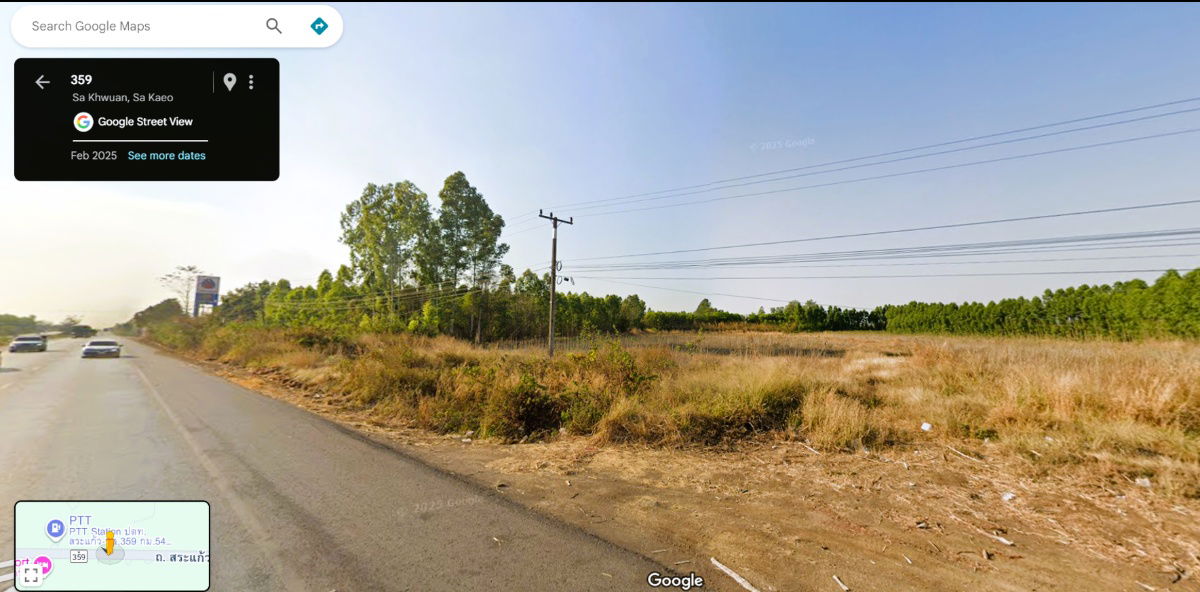 picture Main Road Frontage! Beautiful Land Plot Near PTT Gas Station! For Sale: 15 Rai 2 Ngan (6,200 sq.w.)  - 4/6