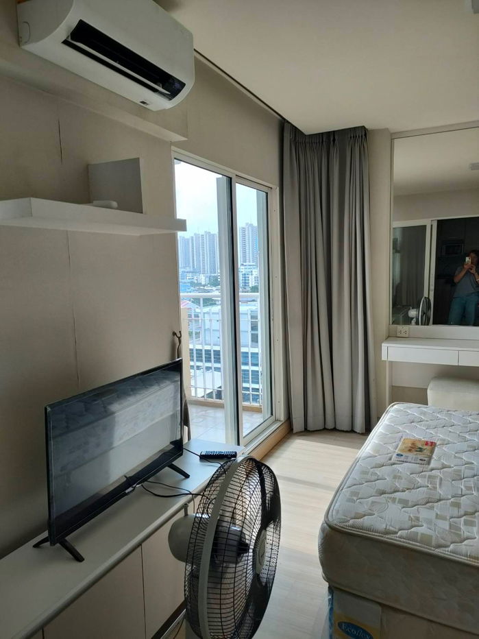 รูป ขายต่ำกว่าประเมิน กู้ได้เกิน คอนโด M Society เมืองทองธานี ตึก B ชั้น 11 (จาก 32 ชั้น) ขนาด 31 ตรม.  1 นอน 1 น้ำ มีระเบียง แต่งครบ วิวทะเลสาบ - รูปที่ 3/16