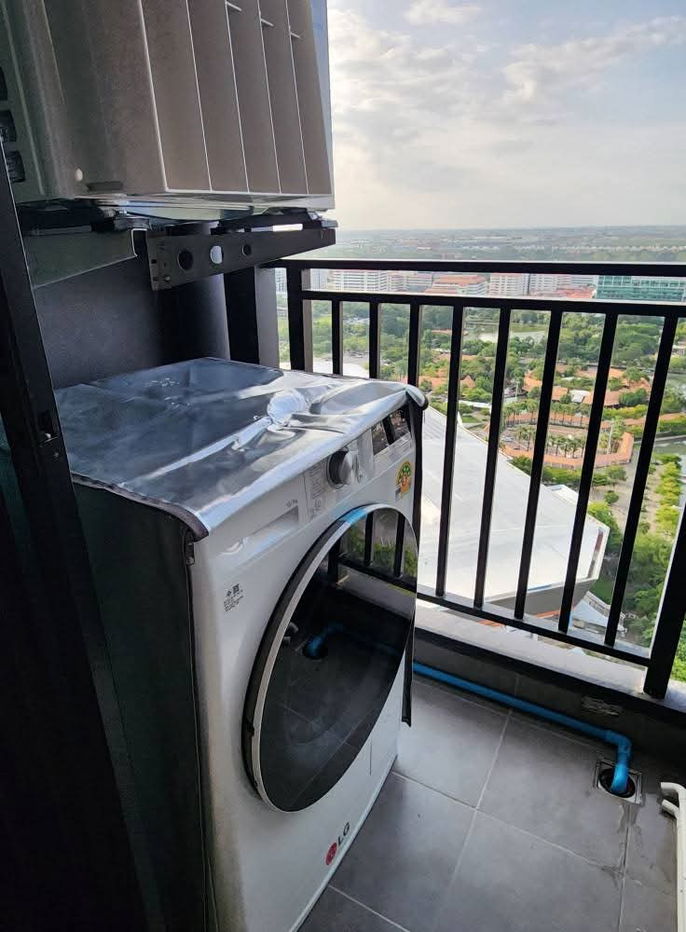รูป 🩸ให้เช่า​ Terra​ residence​ ​1​ ห้องทิศเหนือ​, วิวธรรมศาสตร์, พท.30 ตรม.ชั้น​ 30, บิ้วอินน์จัดเต็ม, มีเครื่ิองดูดควัน, เครื่ิองอบผ้า - รูปที่ 21/25