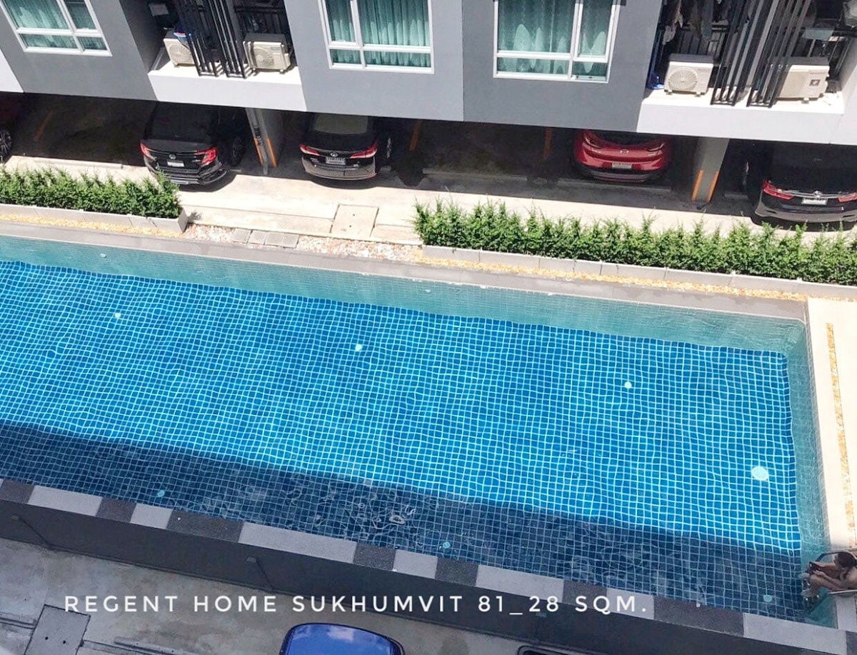 รูป คอนโดให้เช่า Regent Home สุขุมวิท81 วิวสระว่ายน้ำ เฟอร์ครบ ใกล้BTS อ่อนนุช โลตัส - รูปที่ 10/10