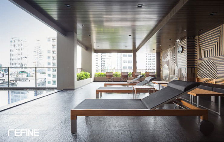 picture  For rent ✨ Noble Refine 🔥 Line ID @034etfin 📲 1 bedroom 1 bathroom✨ BTS Phrom Phong 180 meters 💚 - 15/16