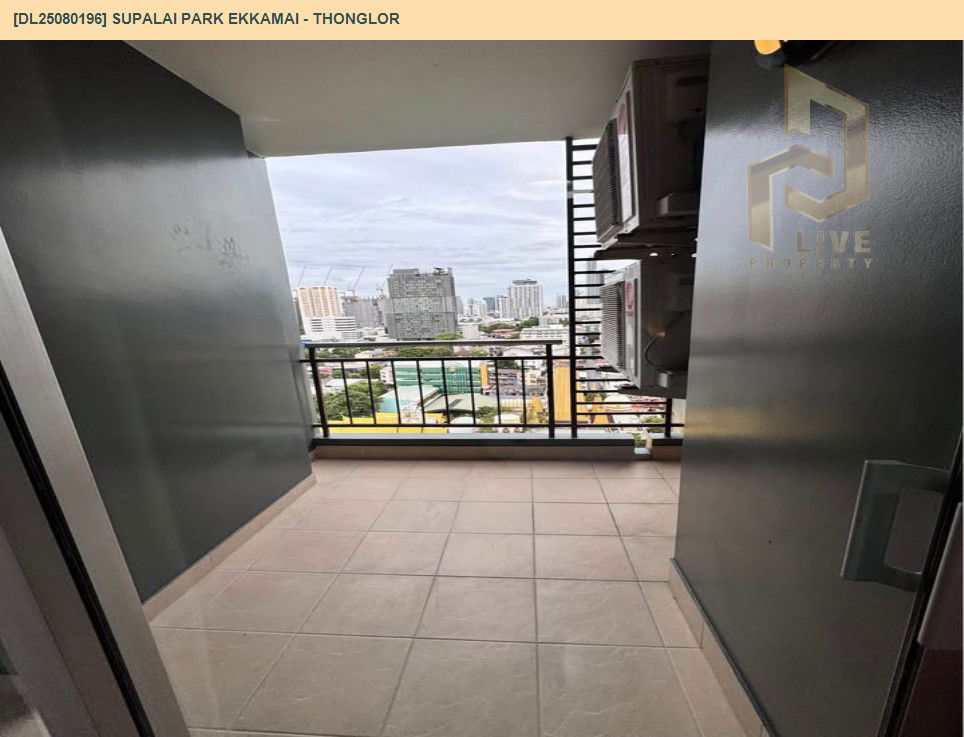 picture MDL25080196 Condo for rent, Supalai Park Ekkamai - Thonglor near Airport Rail Link Ramkhamhaeng, ready to move in, call urgently 0656133286 LineID @534wlwof - 13/15