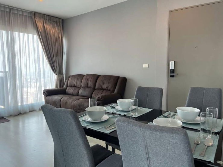 picture  For rent ✨ Life Ratchadapisek 🔥 Line ID @034etfin 📲 2 bedroom 2 bathroom ✨  MRT Huai Khwang 400 metres 💙 - 1/15