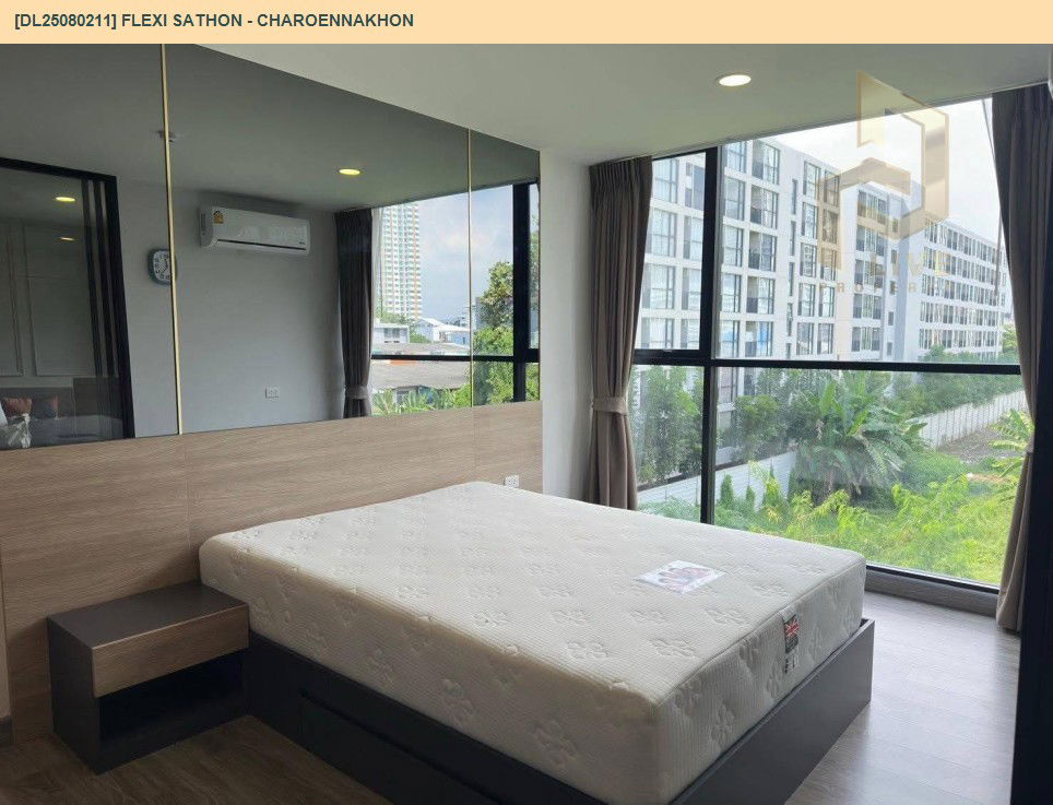 รูป DL25080211 ให้เช่าคอนโด เฟล็กซี่ สาทร - เจริญนคร (Flexi Sathon - Charoennakhon) ใกล้ BTS กรุงธนบุรี พร้อมเข้าอยู่ โทรด่วน 0638692663 LineID @534wlwof - รูปที่ 7/11