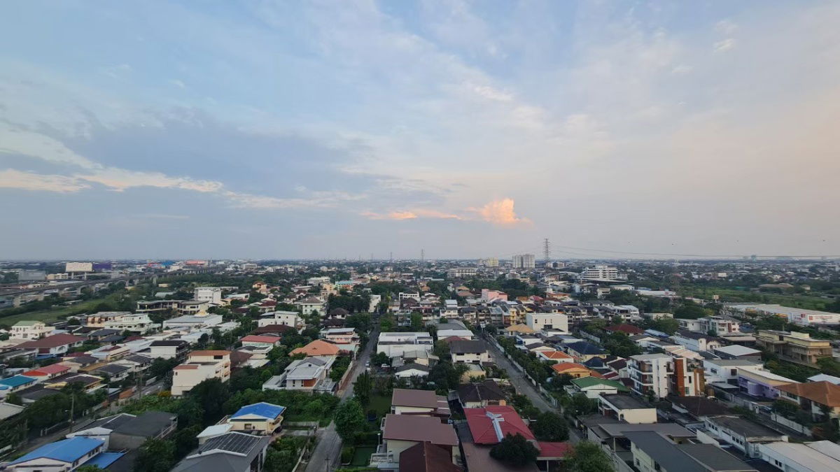 รูป ให้เช่าห้องแต่งพร้อม เฟอร์ครบ ห้องใหญ่ วิวดี ราคาถูก ใกล้ ARL และ MRT สถานีหัวหมาก - รูปที่ 29/29