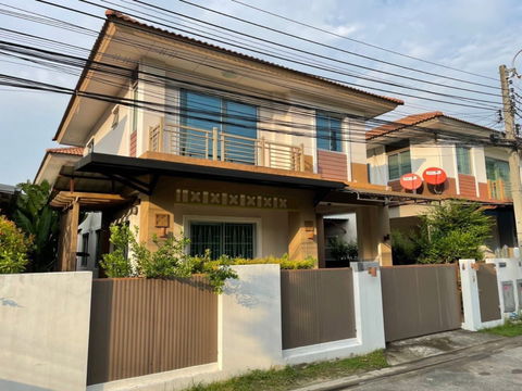 #A124352 ✅ 7/8/68  ให้เช่าบ้านแฝด Atoll Maldives Palms (Bangna - Wongwaen)   📲📢สอบถาม ld line @condoboy