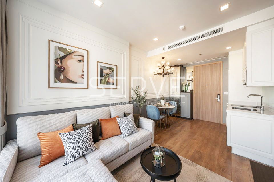 รูป 🔥32K🔥 - 1 นอน แต่งสวยมาก มีอ่างอาบน้ำ สไตล์ Modern Luxury วิวดี BTS พร้อมพงษ์ 500 ม. ที่คอนโด Noble BE33 / ให้เช่าคอนโด - รูปที่ 1/6