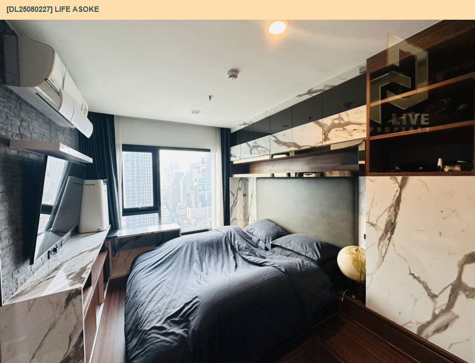 picture DL25080227 Condo for rent, Life Asoke near MRT เพชรบุรี, ready to move in, call urgently 0656133286 LineID @534wlwof - 6/11