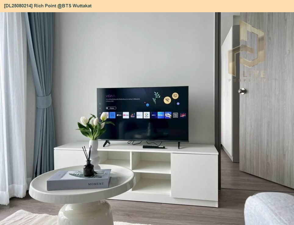 picture DL25080214 Condo for rent, Rich Point @BTS Wuttakat near BTS วุฒากาศ, ready to move in, call urgently 0656133286 LineID @534wlwof - 9/12