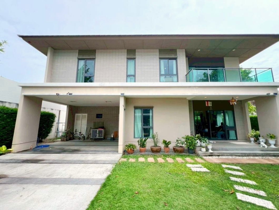 รูป ✨ บ้านเดี่ยวหลังใหญ่ แปลงมุม บรรยากาศสงบร่มรื่น | เศรษฐสิริ ปิ่นเกล้า – กาญจนาฯ  - รูปที่ 2/11