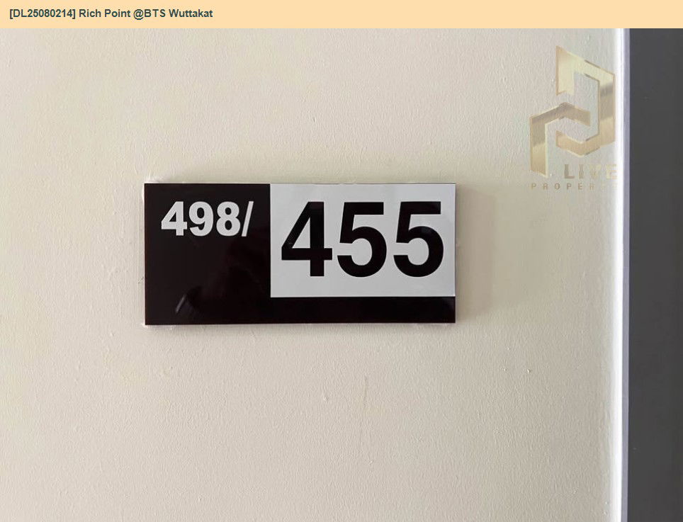 picture DL25080214 Condo for rent, Rich Point @BTS Wuttakat near BTS วุฒากาศ, ready to move in, call urgently 0656133286 LineID @534wlwof - 12/12