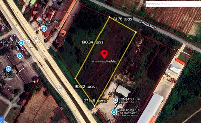 Land for rent CP Industrial Estate (CPPC) : Land for rent, Nikhom Phatthana, Rayong, next to the main road, wide frontage