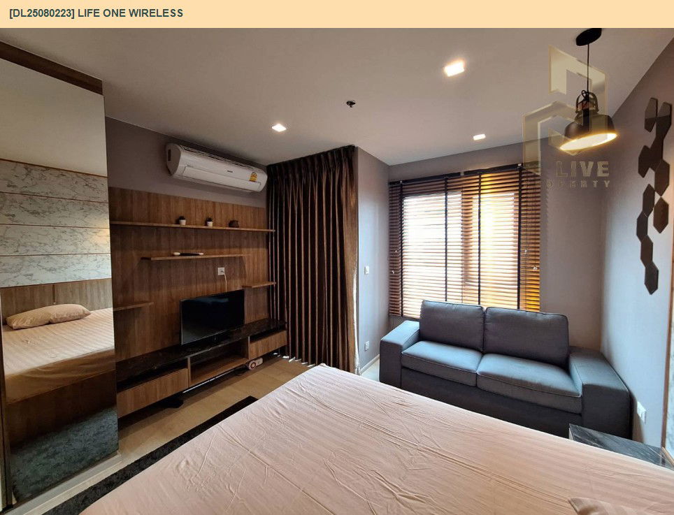 picture DL25080223 Condo for rent, Life One Wireless near BTS Ploen Chit, ready to move in, call urgently 0656133286 LineID @534wlwof - 6/8