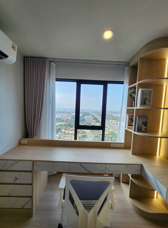รูป 🩸ให้เช่า​ Terra​ residence​ ​1​ ห้องทิศเหนือ​, วิวธรรมศาสตร์, พท.30 ตรม.ชั้น​ 30, บิ้วอินน์จัดเต็ม, มีเครื่ิองดูดควัน, เครื่ิองอบผ้า - รูปที่ 17/25