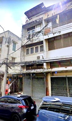 Shophouses for rent วิทยาลัยนาฏศิลปกรุงเทพ : restaurant cafe MRT SanamChai 800m. Commercial building for rent 1unit 4-storey + 1mezzanine corner