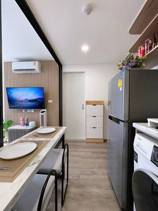 picture WS2060 🏢 [For rent] ONEDER Kaset, near Kasetsart University, only 250 m., only 12,000 baht/month. - 4/8