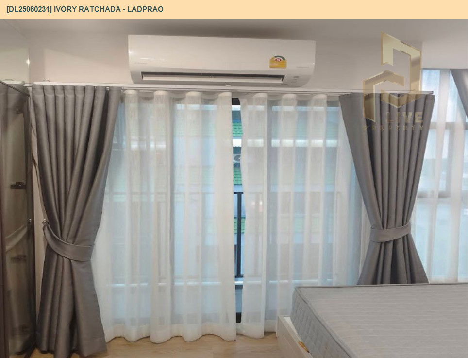 รูป DL25080231 ให้เช่าคอนโด ไอเวอรี่ รัชดา - ลาดพร้าว (IVORY Ratchada - Ladprao) ใกล้ - พร้อมเข้าอยู่ โทรด่วน 0638692663 LineID @655ebbvc - รูปที่ 8/11