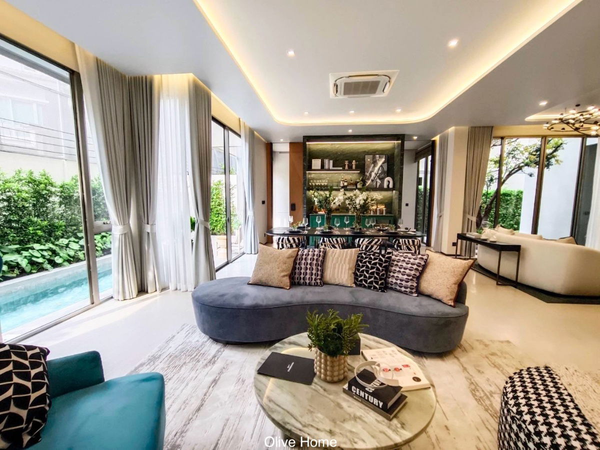 รูป บ้านเดี่ยว 3 ชั้น ระดับ Luxury พร้อมลิฟต์และสระว่ายน้ำส่วนตัว Providence Lane เกษตรนวมินทร์ โครงการใหม่จากสัมมากร  - รูปที่ 3/27
