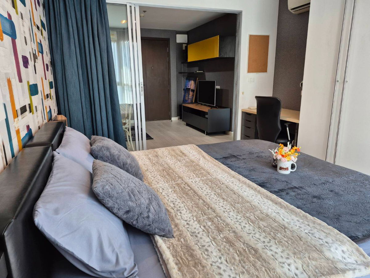 picture 🏢 For Rent 1Bedroom - Rhythm Sathorn Narathiwas 38Sq. Fully furnished , Beautiful room - 3/10