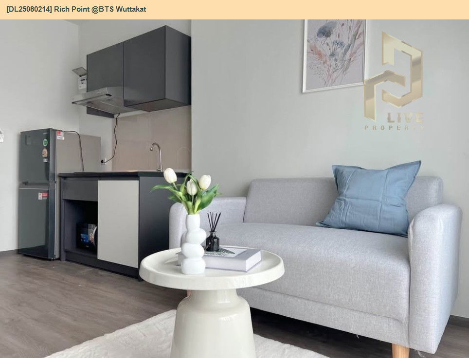 picture DL25080214 Condo for rent, Rich Point @BTS Wuttakat near BTS วุฒากาศ, ready to move in, call urgently 0656133286 LineID @534wlwof - 4/12