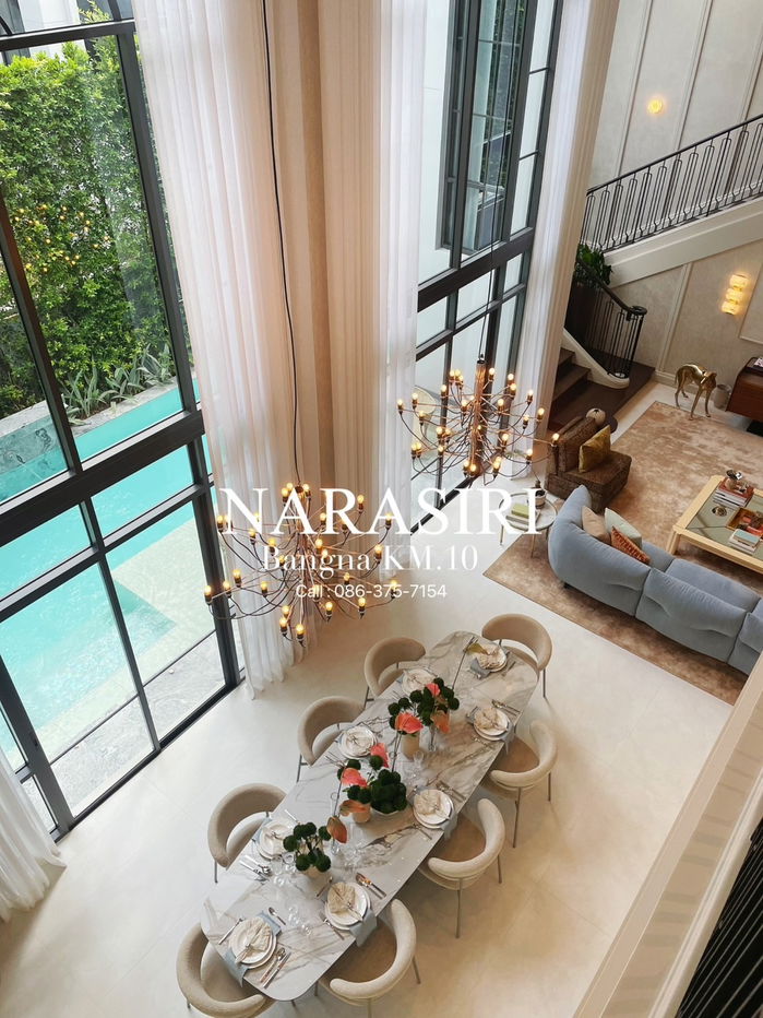 รูป 🏡 ขายบ้านตัวอย่าง NOHO 5 | Narasiri บางนา กม.10 – ตกแต่งครบทั้งหลังพร้อมอยู่ทันทีด้วยเฟอร์นิเจอร์นำเข้าระดับโลก - รูปที่ 1/17