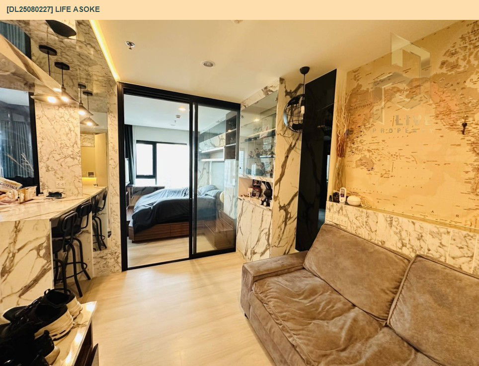 picture DL25080227 Condo for rent, Life Asoke near MRT เพชรบุรี, ready to move in, call urgently 0656133286 LineID @534wlwof - 5/11