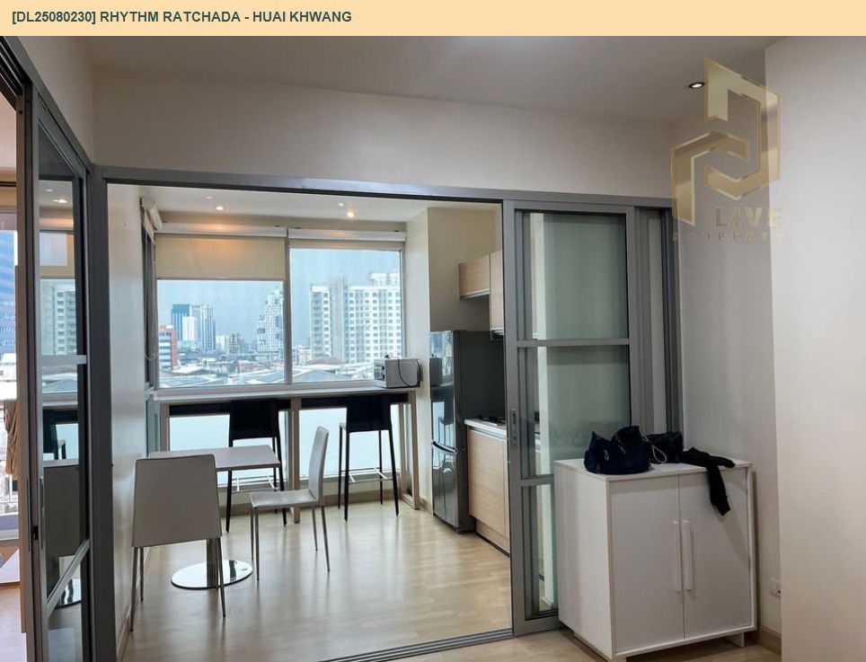picture DL25080230 Condo for rent, Rhythm Ratchada - Huai Khwang near MRT ห้วยขวาง, ready to move in, call urgently 0656133286 LineID @655ebbvc - 15/15