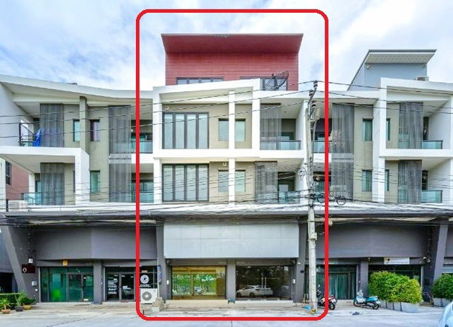 รูป ตลาดเคหะออเงิน 1.8 กม. ทางด่วนจตุโชติ  อาคารพาณิชย์ 3.5 ชั้น 40ตร.วา. 490ตร.ม.รพ.สายไหม 3.8กม. 3-4นอน ถ.สุขาภิบาล5 วัชรพล - รูปที่ 7/8