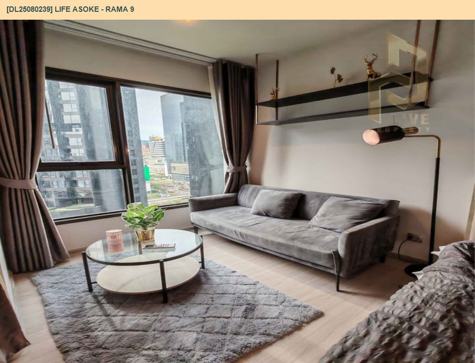 picture DL25080239 Condo for rent, Life Asoke - Rama 9 near MRT พระราม 9, ready to move in, call urgently 0656133286 LineID @655ebbvc - 3/18