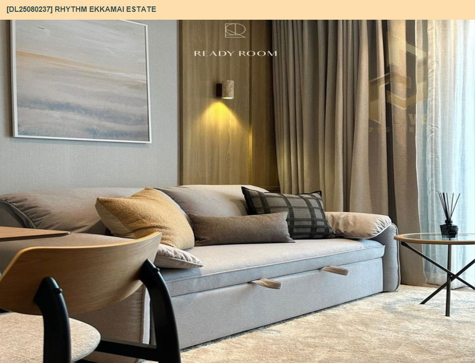 picture DL25080237 Condo for rent, RHYTHM EKKAMAI ESTATE near BTS เอกมัย, ready to move in, call urgently 0656133286 LineID @534wlwof - 12/12